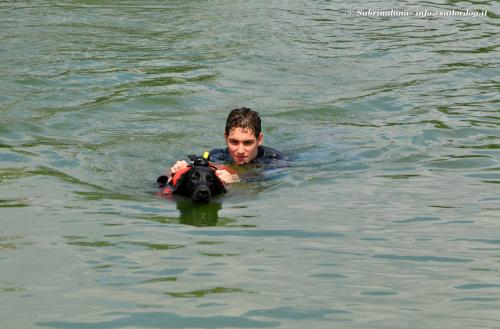 Nuoto con tecnica a delfino